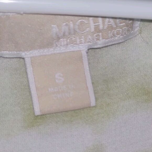 Michael Kors Lime Green Tunic Top Women's Size Small Soft Comfy Casual Chic - Picture 6 of 10